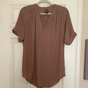Worthington Tan Blouse